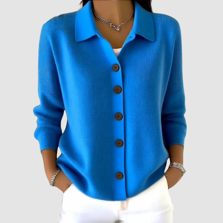 Eleganter Cardigan mit Kragen