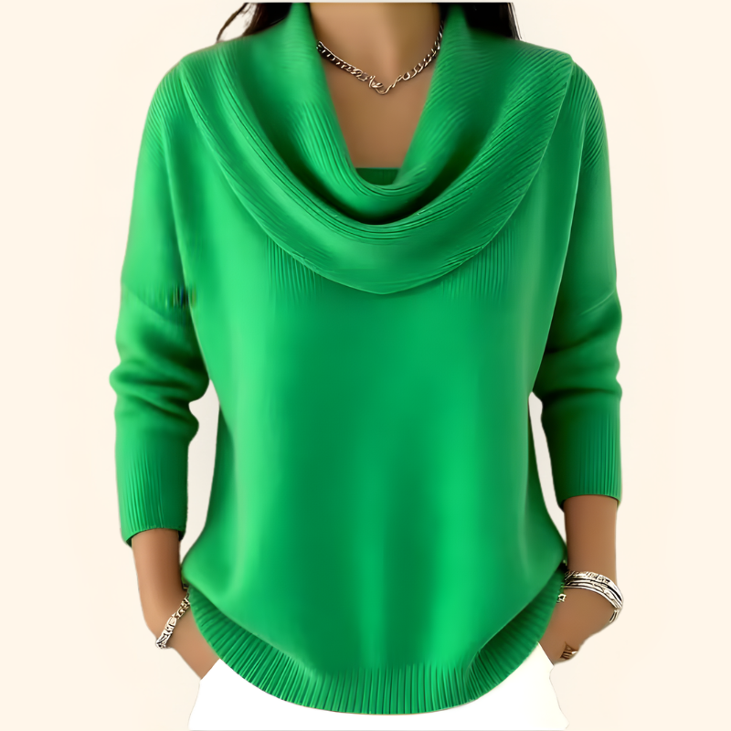 Eleganter Pullover mit Kragen