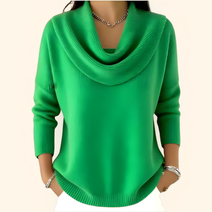 Eleganter Pullover mit Kragen