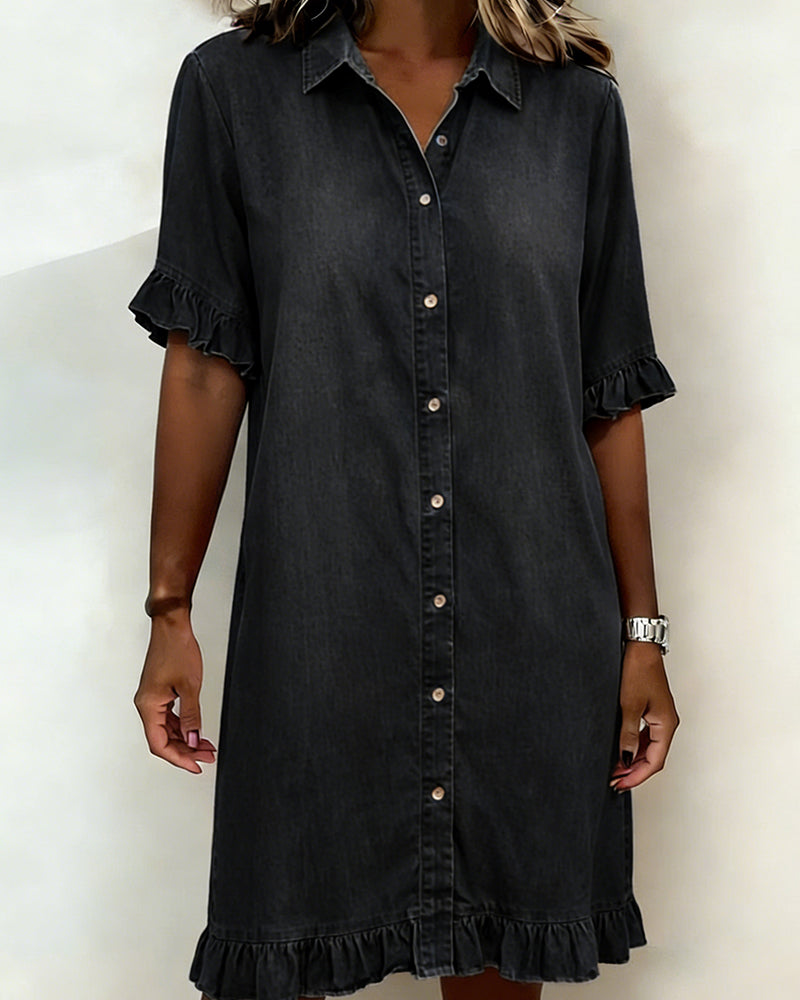 Maria - Bequemes Denim-Kleid