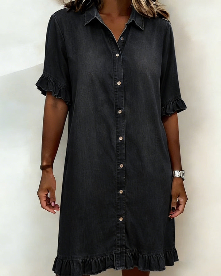Maria - Bequemes Denim-Kleid