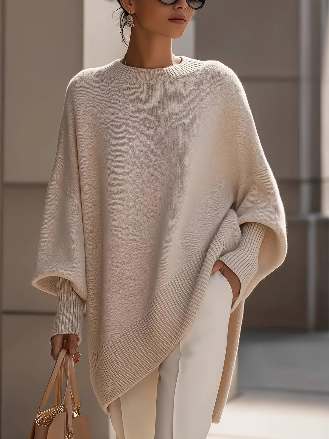 Maris Locker fallender Strickpullover