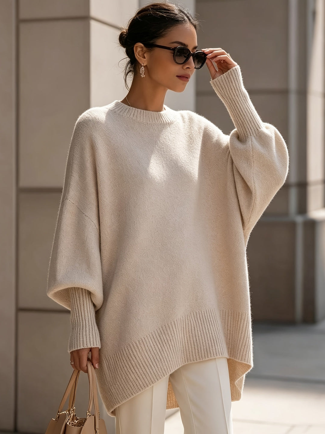 Maris Locker fallender Strickpullover