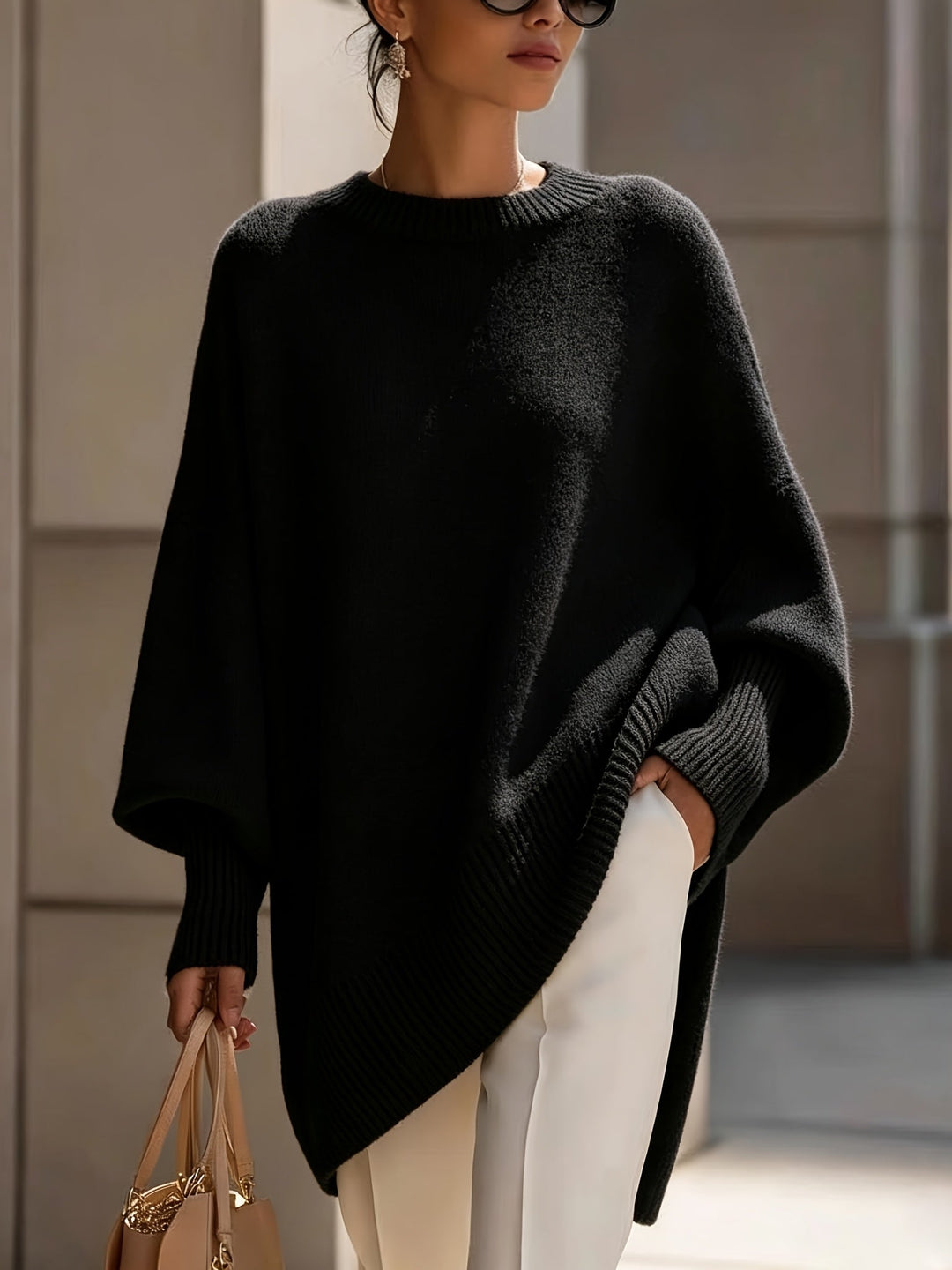 Maris Locker fallender Strickpullover