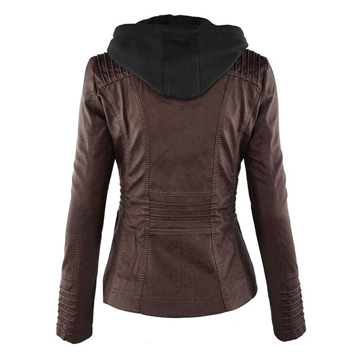 Robuste und elegante Lederjacke