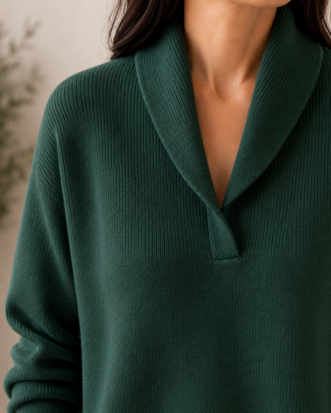 pullover mit V-Ausschnitt