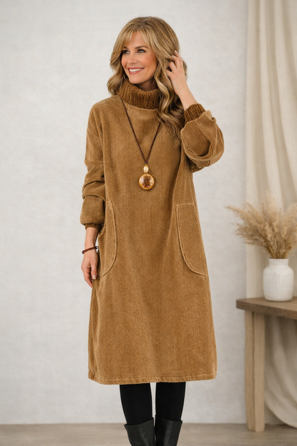 Lucinda - Elegantes Winterkleid