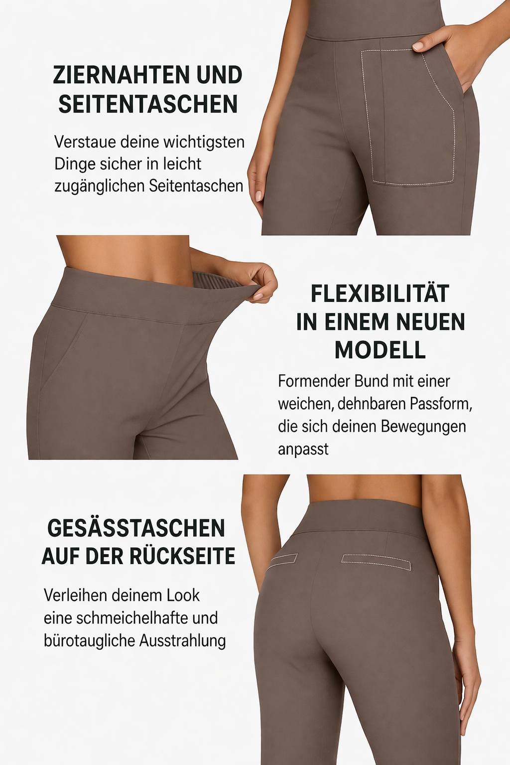 Klara | die bequeme Stretchhose für jede Frau (1+1 GRATIS)