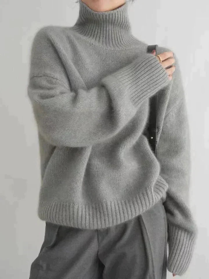 Eleganter Rollkragenpullover für Damen