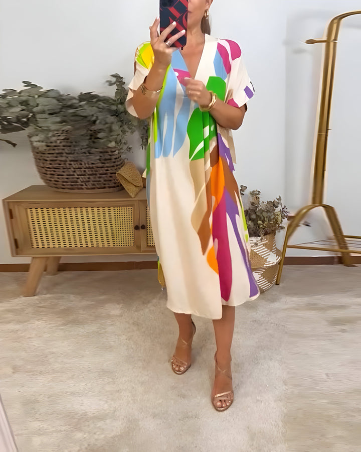 Rosaline - Buntes Freizeitkleid