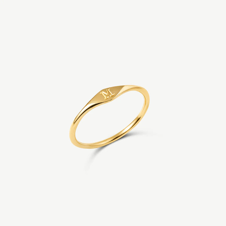Zarte Initialring