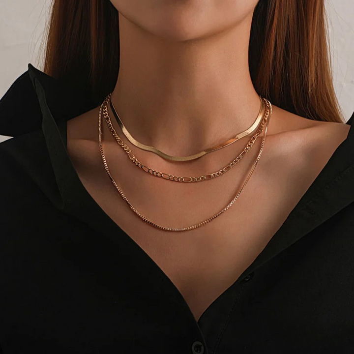 Vintage 3-teilige Lagenkette