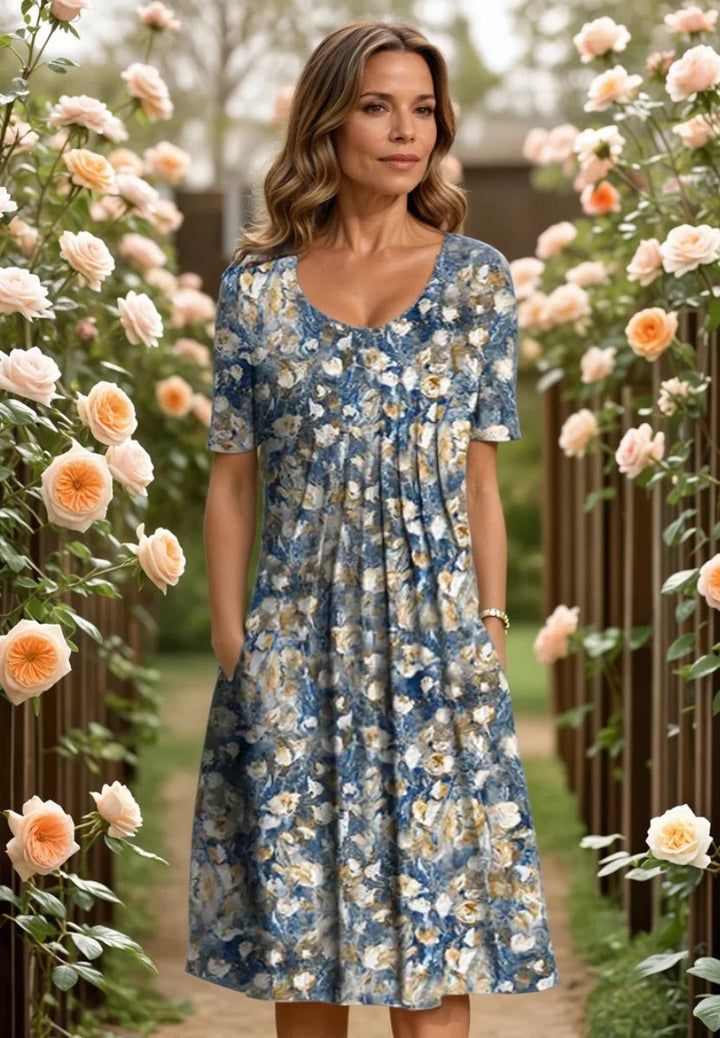 Celeste - Elegantes, luftiges Midikleid