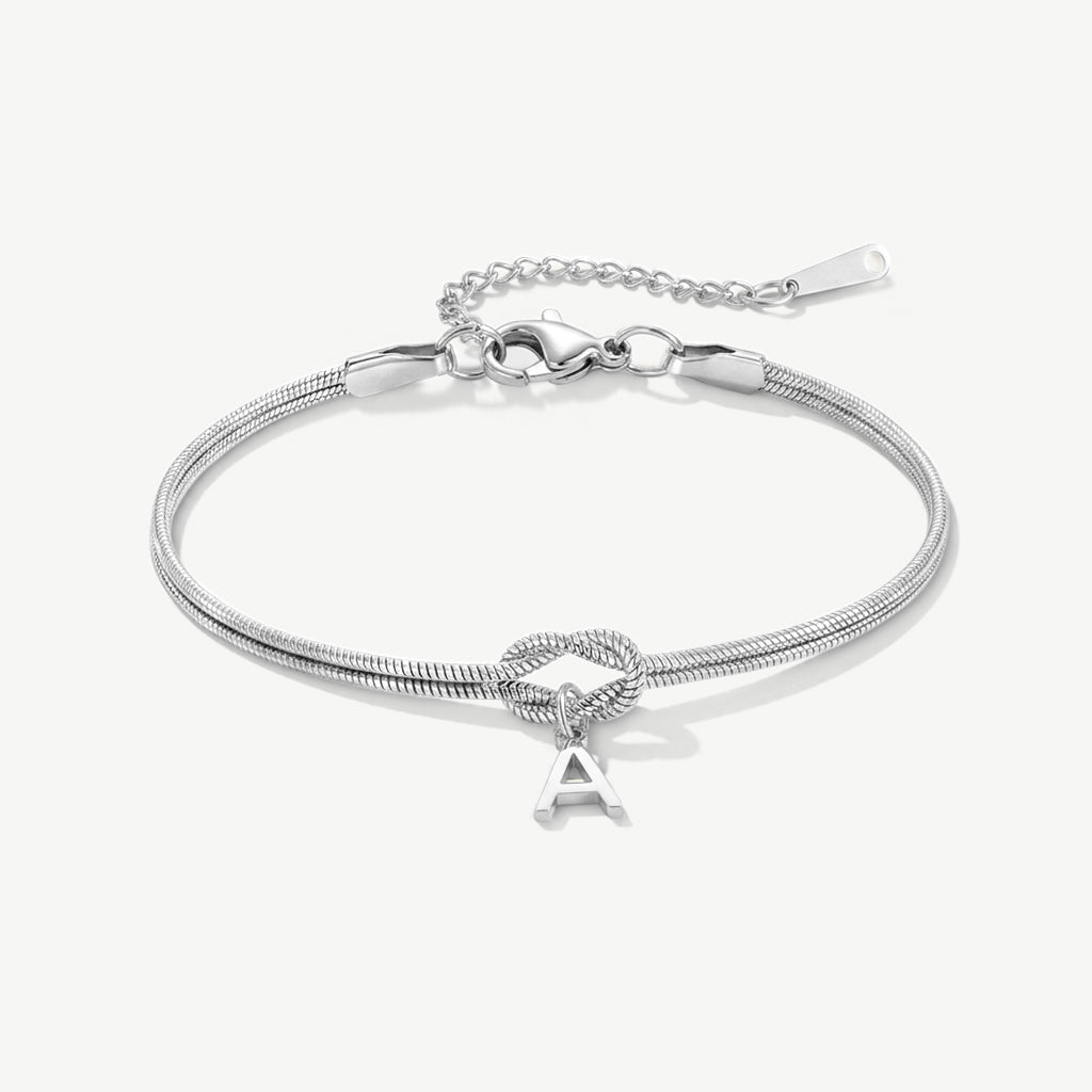 Initial Knot Bracelet