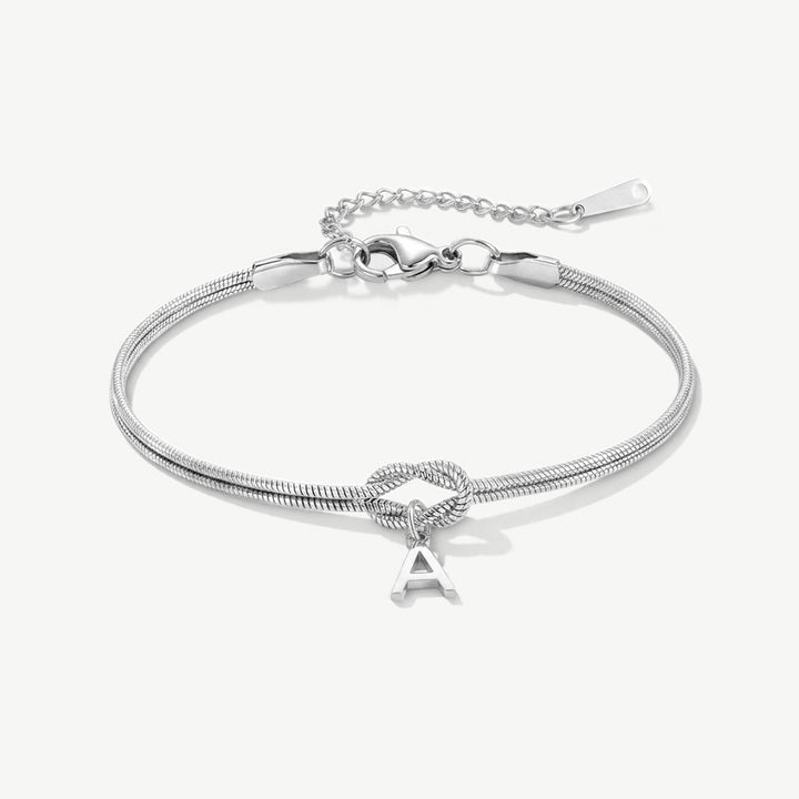 Initial Knot Bracelet