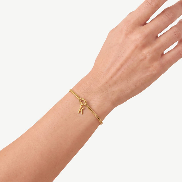 Initial Knot Bracelet