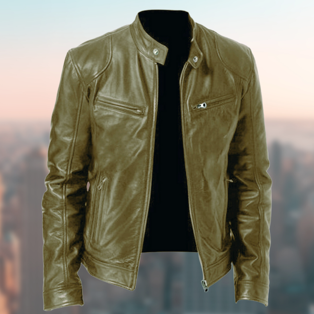 Herren Zeitlose Lederjacke für jeden Anlass