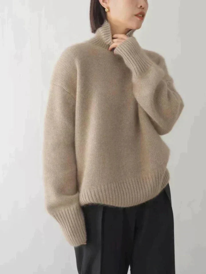 Eleganter Rollkragenpullover für Damen