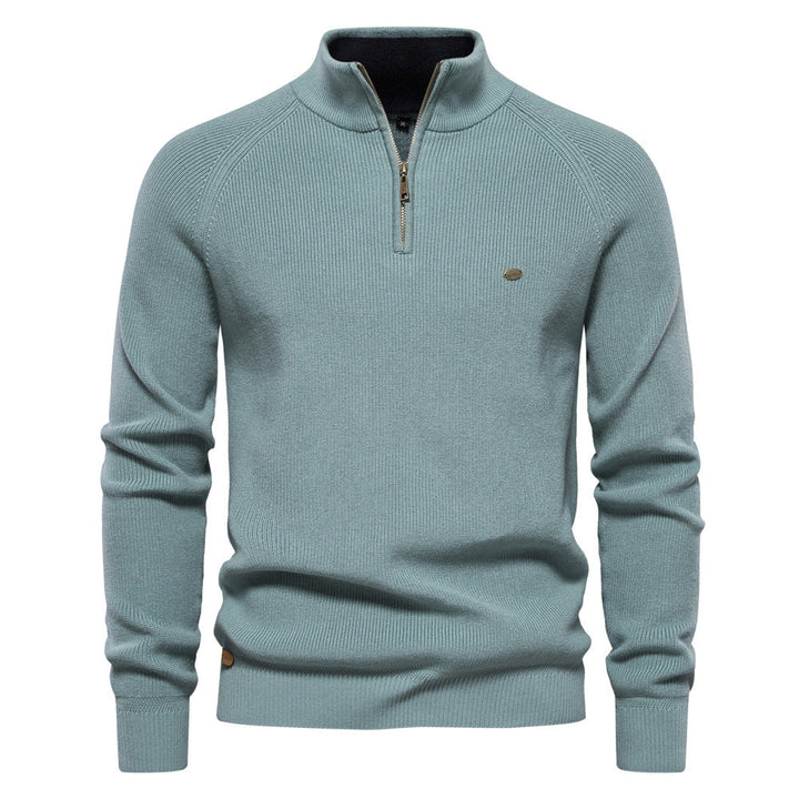 Luxuriöser Pullover mit Reißverschluss