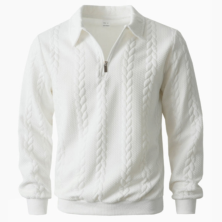 Italienischer Reißverschluss-Pullover
