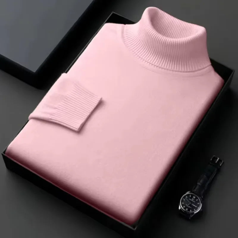 Eleganter Herren-Rollkragenpullover