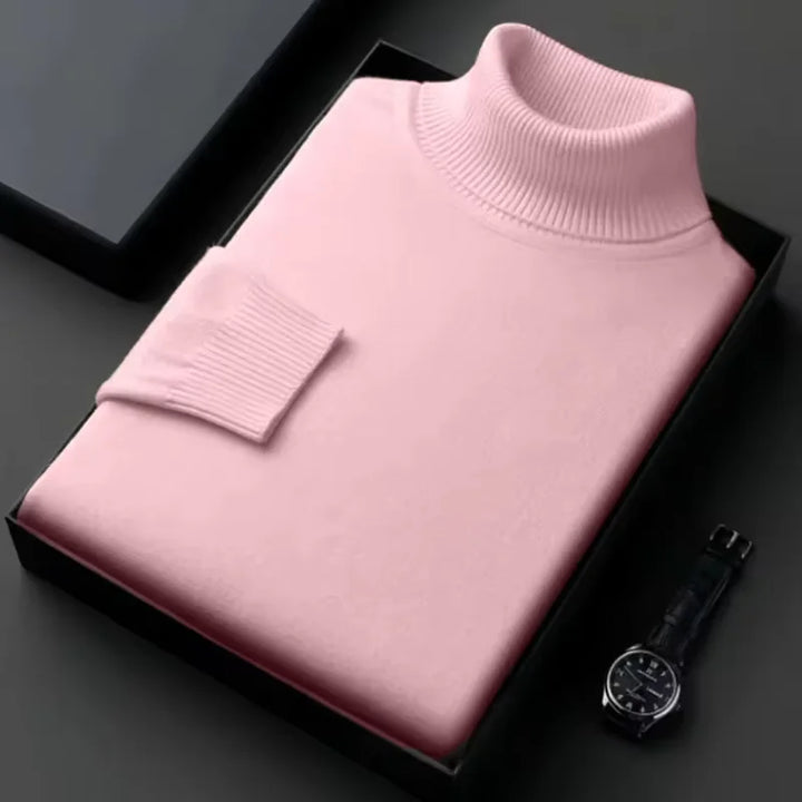 Eleganter Herren-Rollkragenpullover