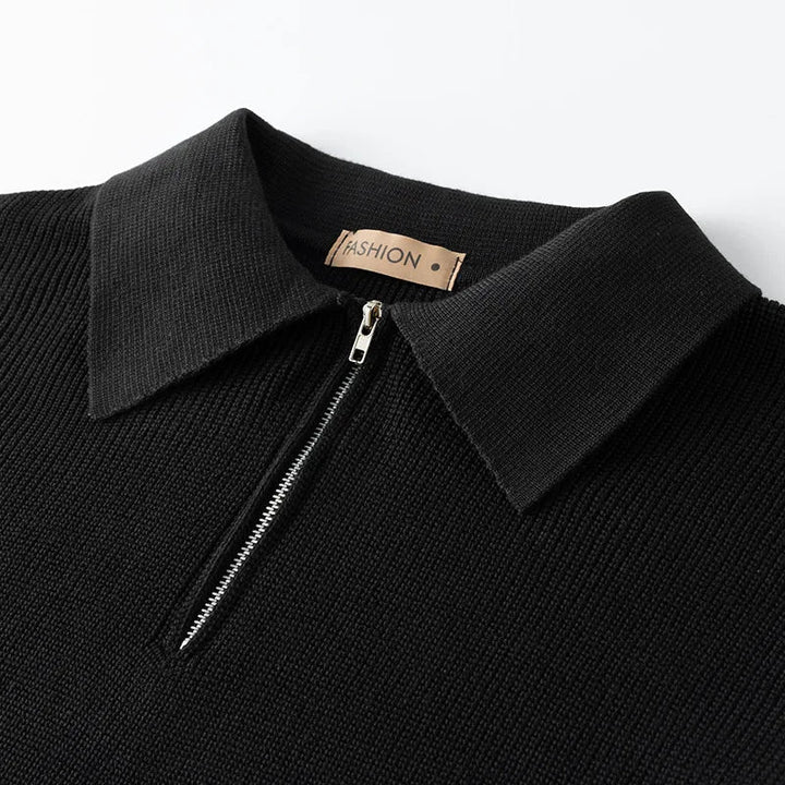 Eleganter Pullover mit Reißverschluss