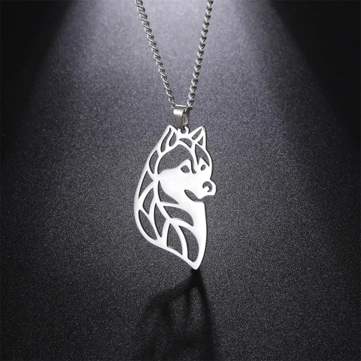 Halskette Anhänger Husky