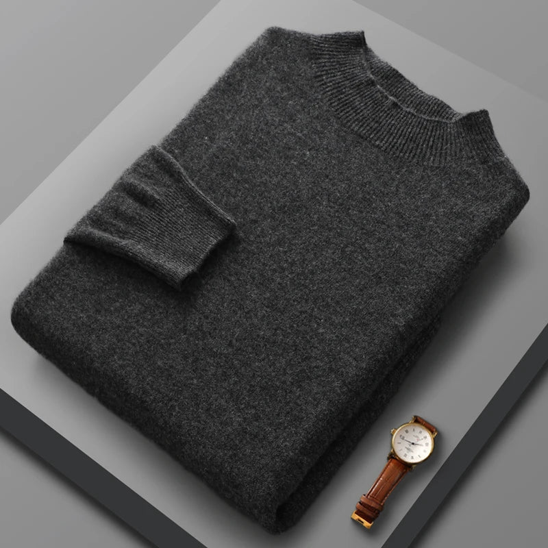 Halbhoher Kragen Kaschmirpullover