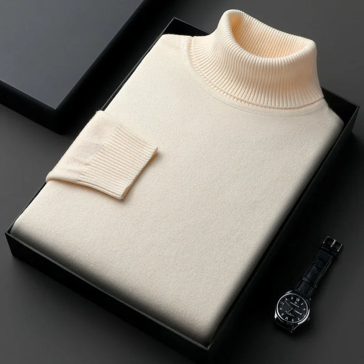 Eleganter Herren-Rollkragenpullover
