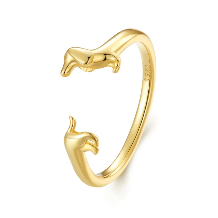 Ring mit Dackel