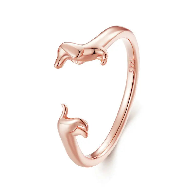 Ring mit Dackel