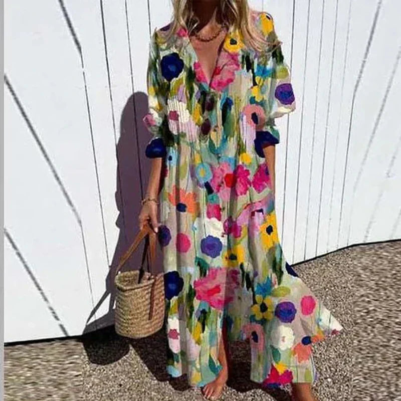 Maisie – Elegantes, schmeichelhaftes Maxikleid