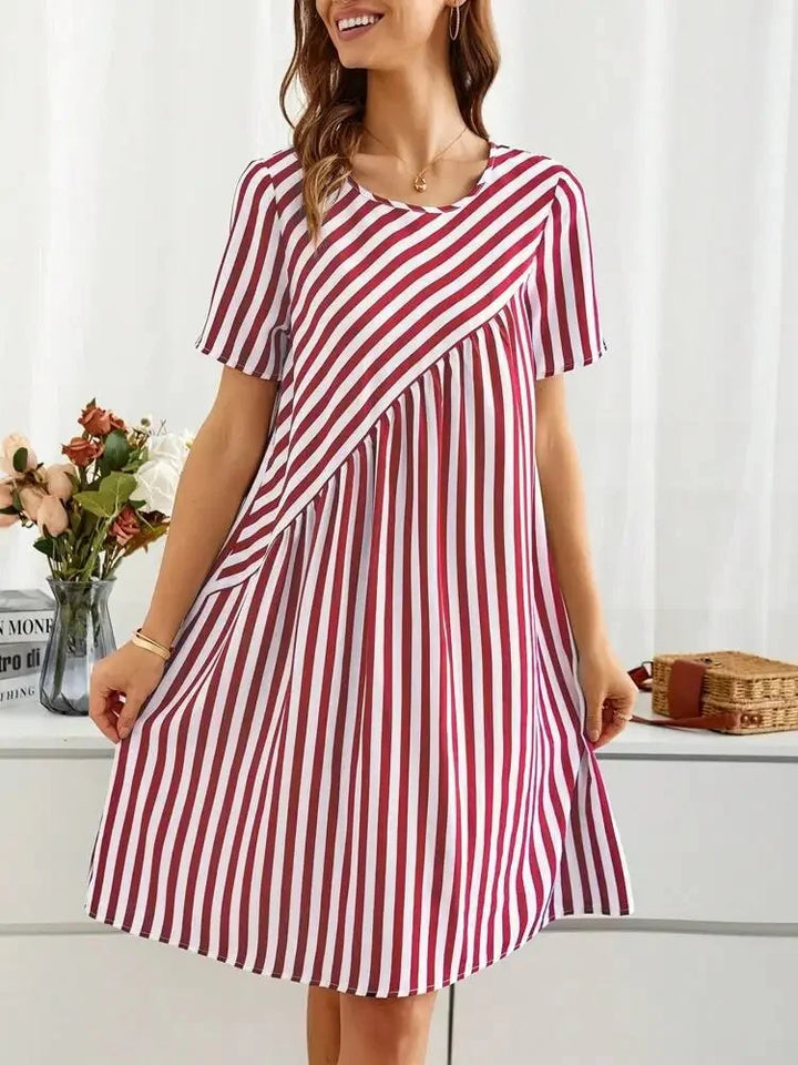 Clara - Gestreiftes Sommerkleid