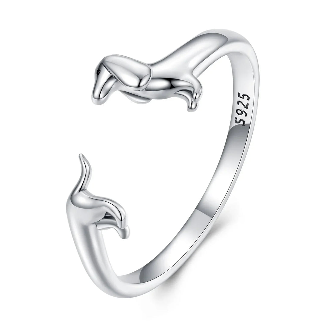 Ring mit Dackel