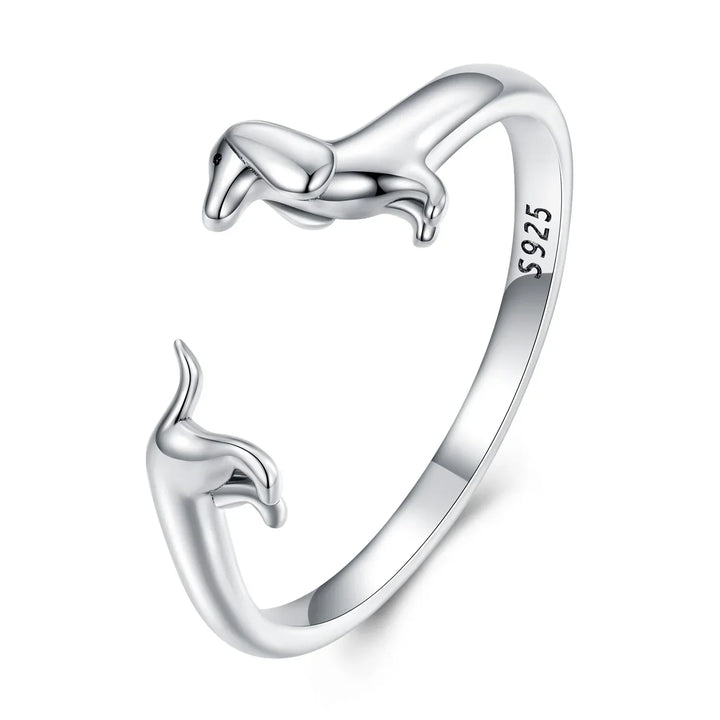 Ring mit Dackel