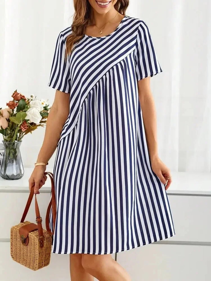 Clara - Gestreiftes Sommerkleid