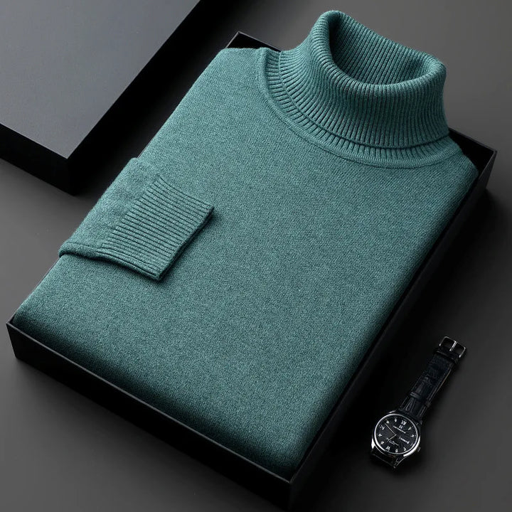 Eleganter Herren-Rollkragenpullover