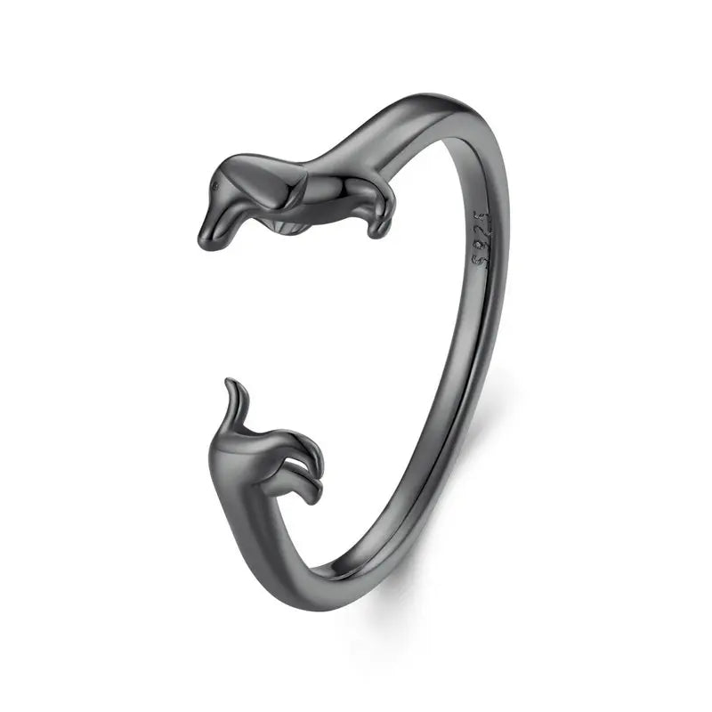 Ring mit Dackel