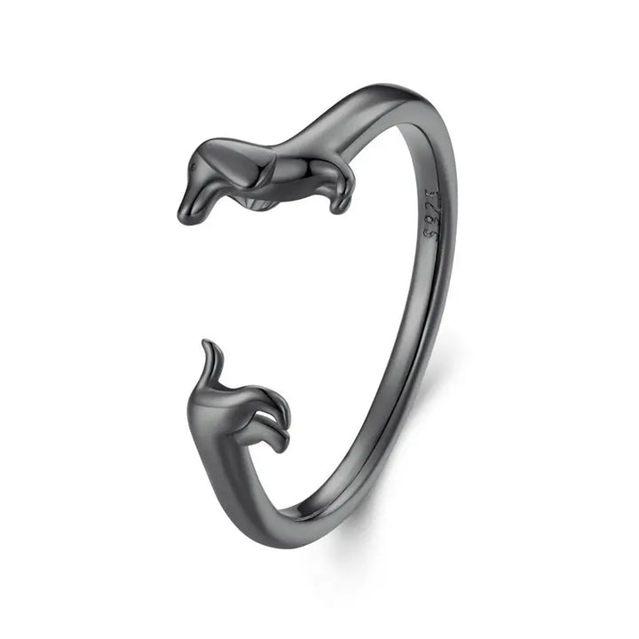 Ring mit Dackel