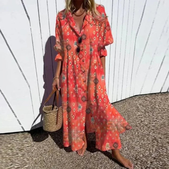 Maisie – Elegantes, schmeichelhaftes Maxikleid