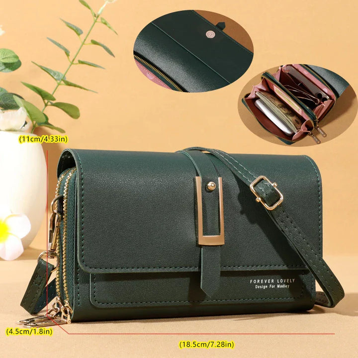 Chicke Umhängetasche für Damen - Stylische Handy- und Kartenhalterung
