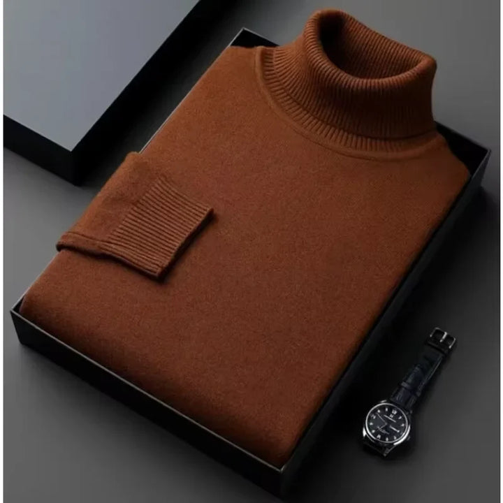 Eleganter Herren-Rollkragenpullover