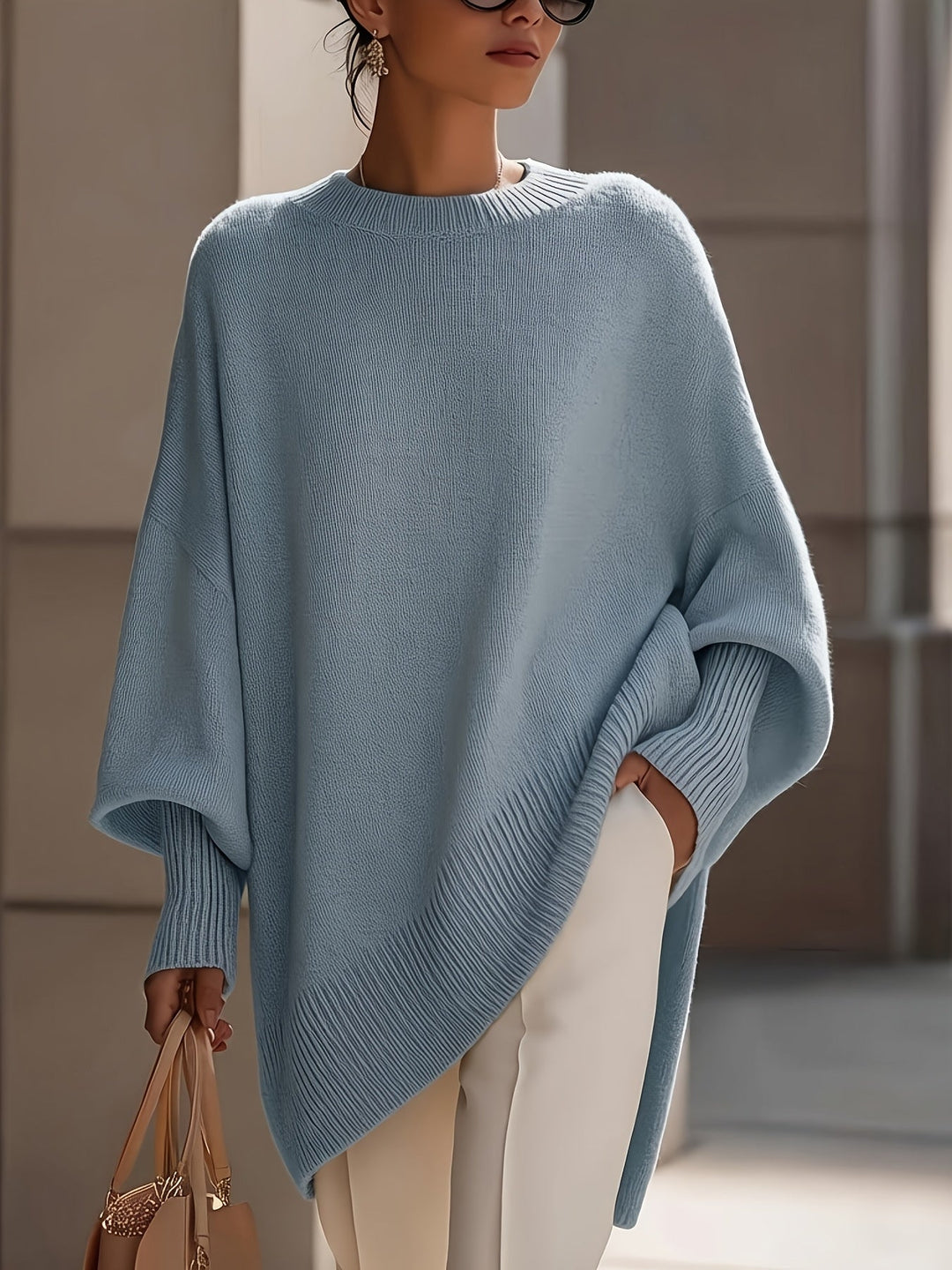 Maris Locker fallender Strickpullover