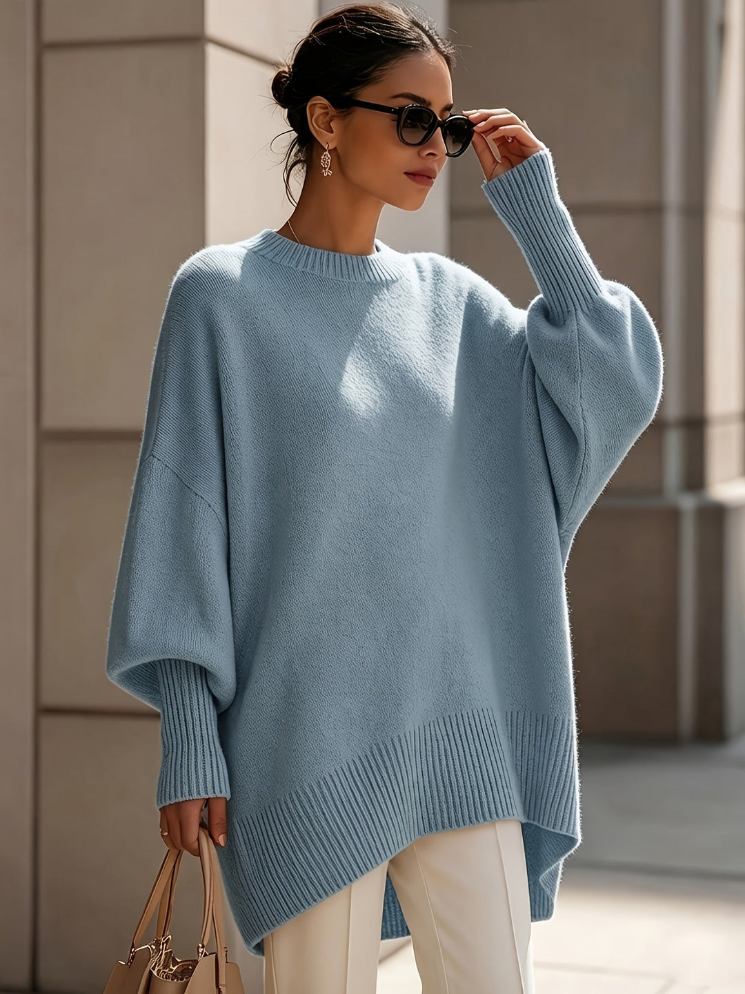 Maris Locker fallender Strickpullover