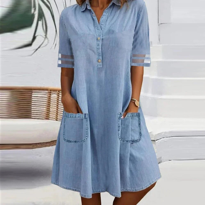 Harper - Lässiges Hemdblusenkleid