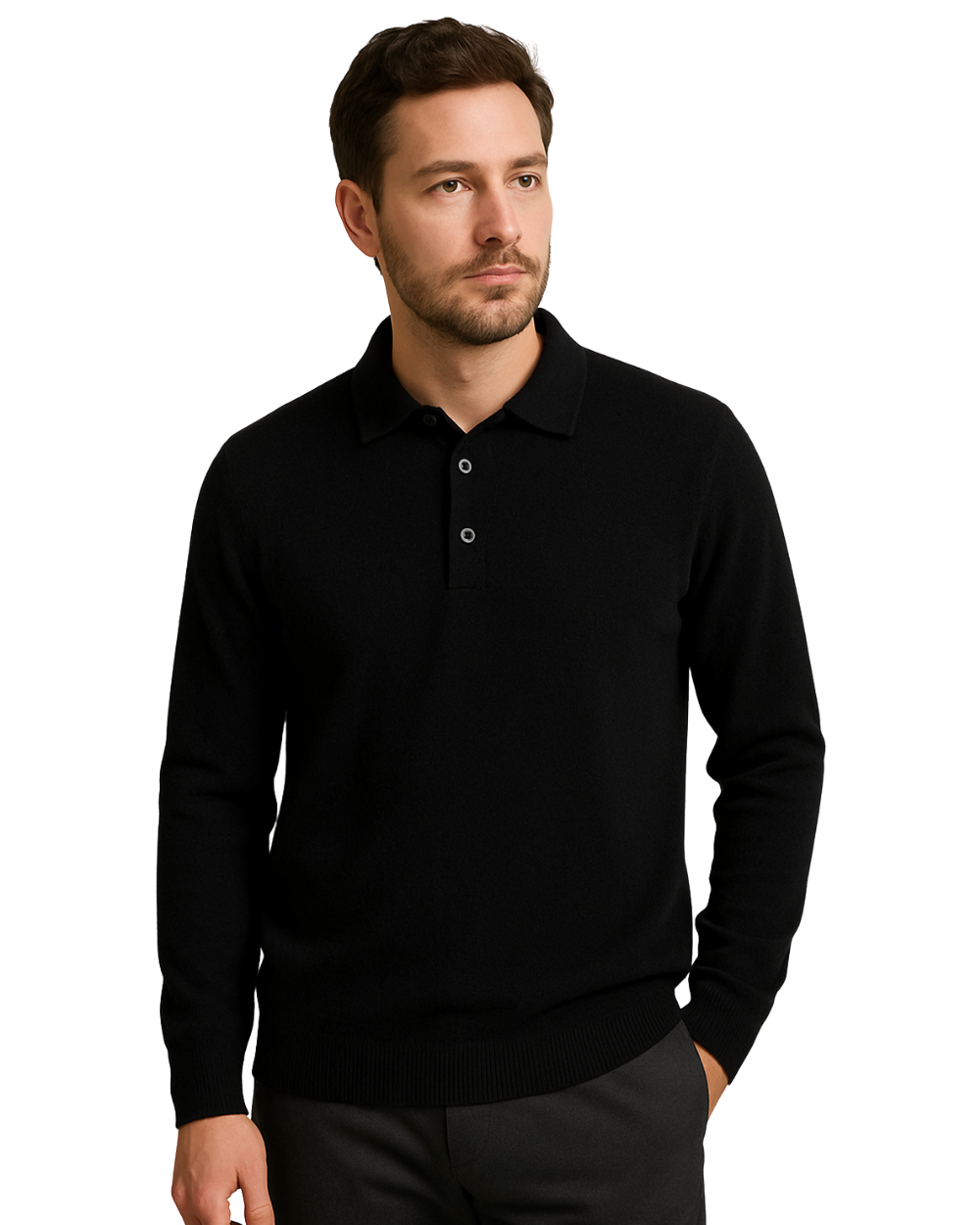 Poloshirt aus 100% Kaschmir