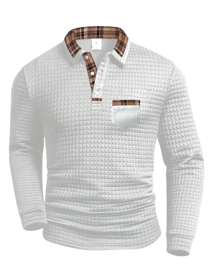Polohemd mit Muster