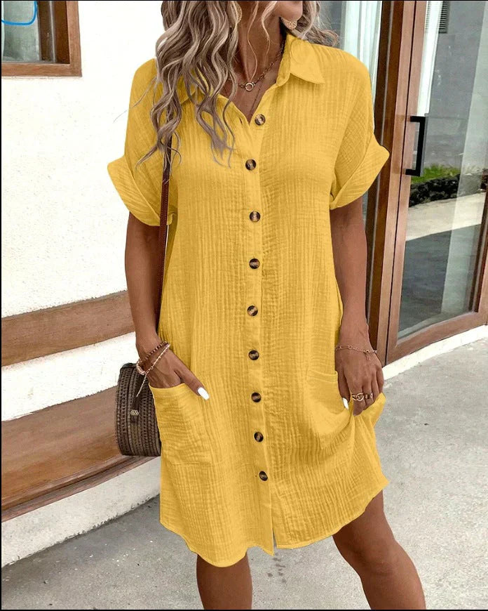 Dunya – Elegantes Polokleid mit Gürtel