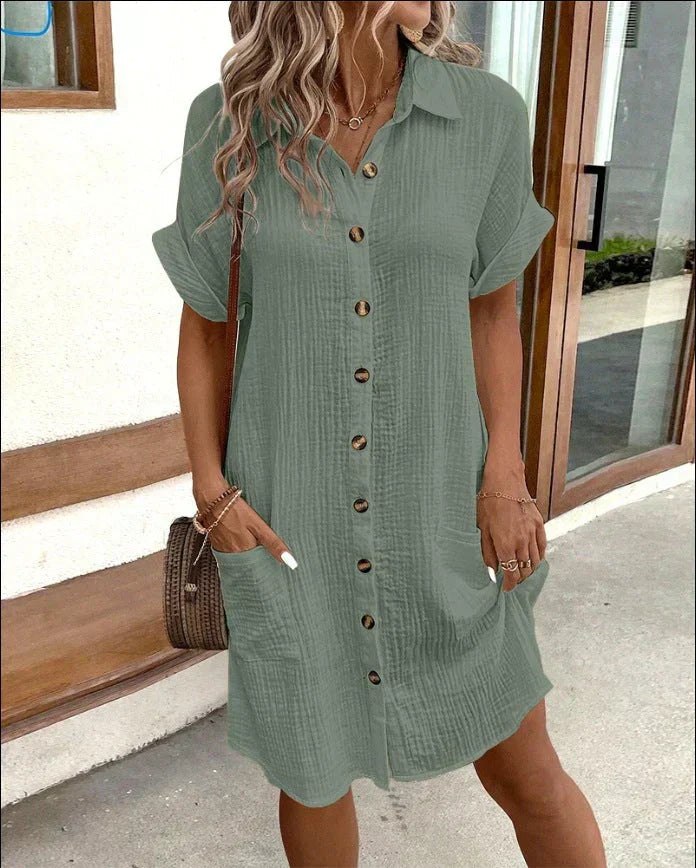 Dunya – Elegantes Polokleid mit Gürtel